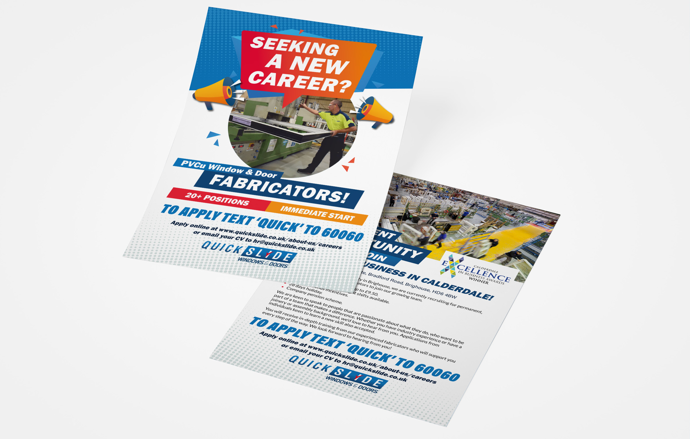 Recruitment Door to Door Case Study Quickslide Windows